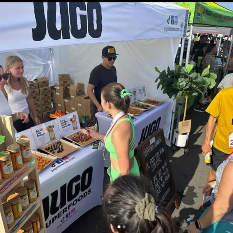 JUGO event booth