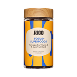 JUGO Focus + Superfoods Gummies – Natural Brain Support Supplement with Ashwagandha, Vitamin D, and Superfruit Blend – Boosts Focus, Mood, and Cognitive Clarity – 40 Vegan Gummies in Sustainable Packaging