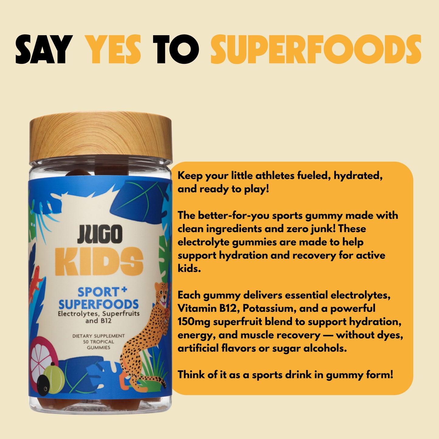 JUGO KIDS SPORT + SUPERFOODS
