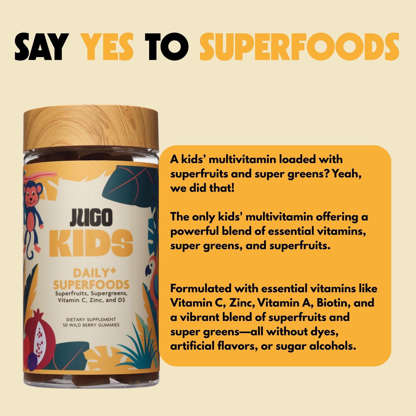 JUGO KIDS DAILY + SUPERFOODS