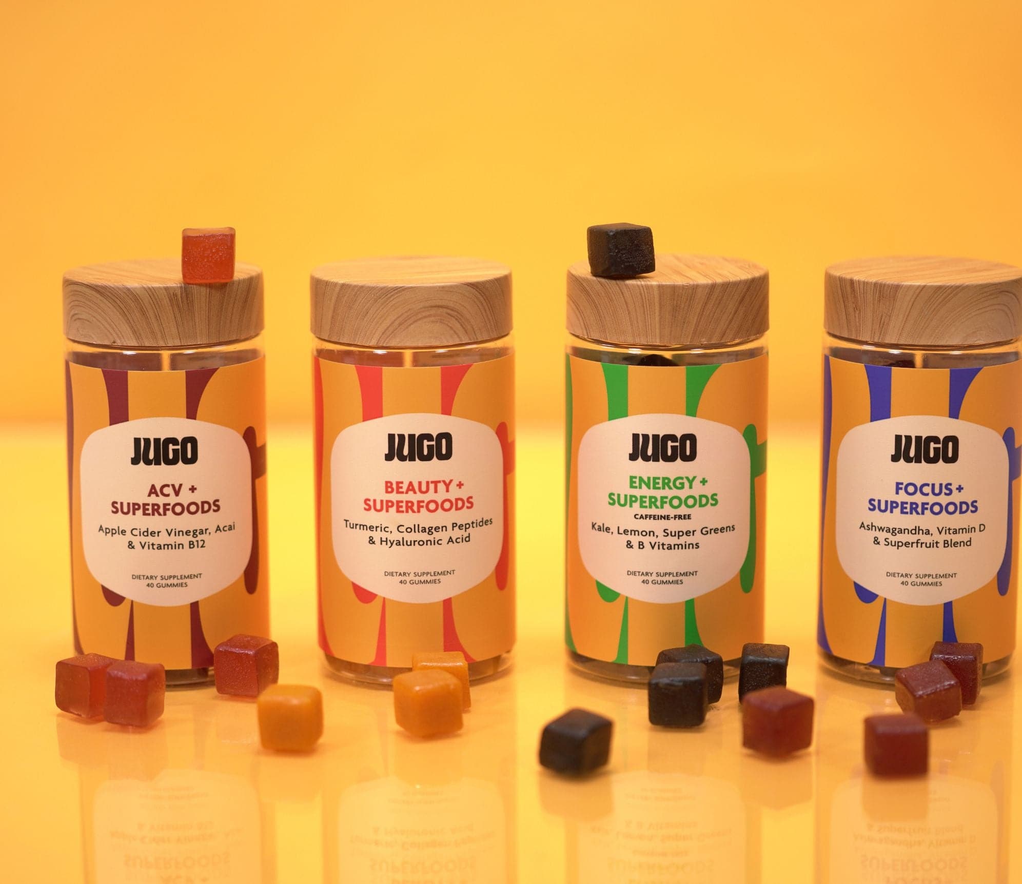 JUGO Starter Gummy Bundle made with superfoods